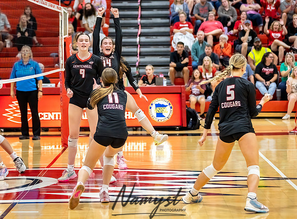 Centennial vs Andover Varsity Volleyball 222