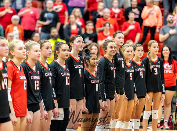 Centennial vs Andover Varsity Volleyball 23