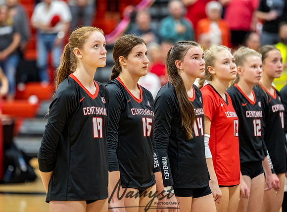 Centennial vs Andover Varsity Volleyball 24