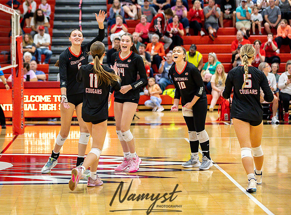 Centennial vs Andover Varsity Volleyball 245