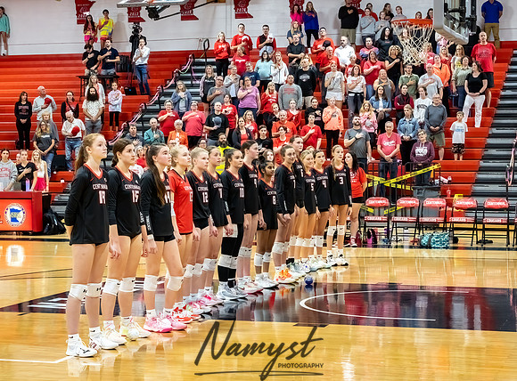 Centennial vs Andover Varsity Volleyball 25