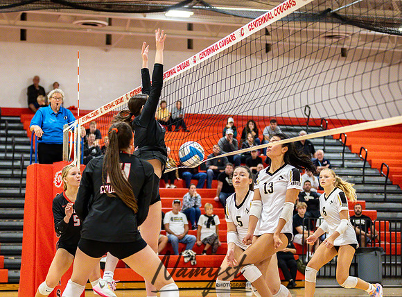 Centennial vs Andover Varsity Volleyball 263