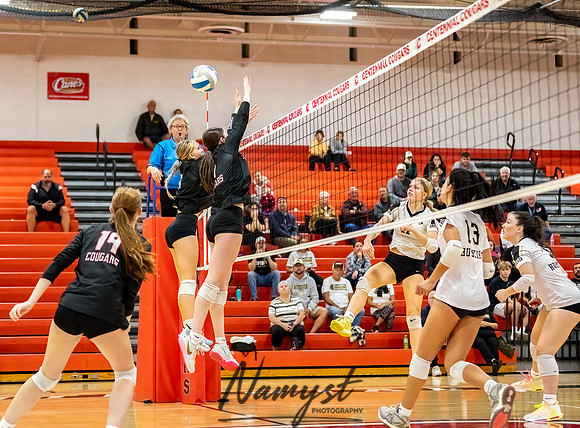 Centennial vs Andover Varsity Volleyball 268