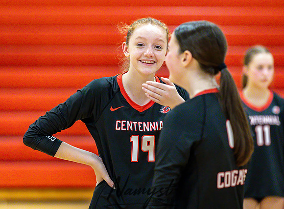 Centennial vs Andover Varsity Volleyball 280