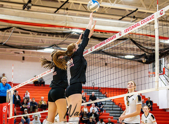 Centennial vs Andover Varsity Volleyball 283