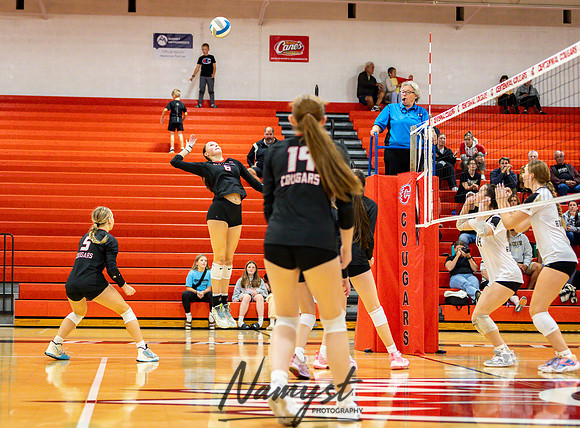 Centennial vs Andover Varsity Volleyball 287