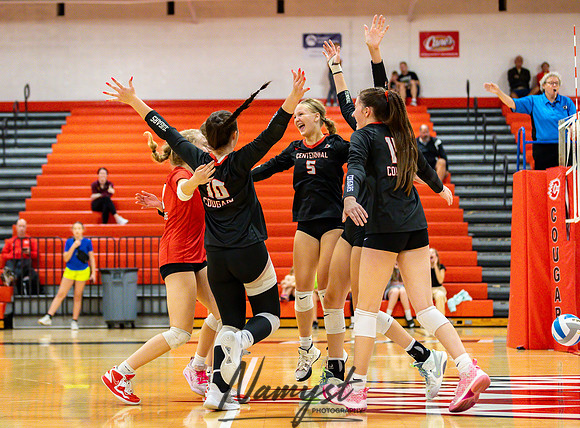 Centennial vs Andover Varsity Volleyball 290