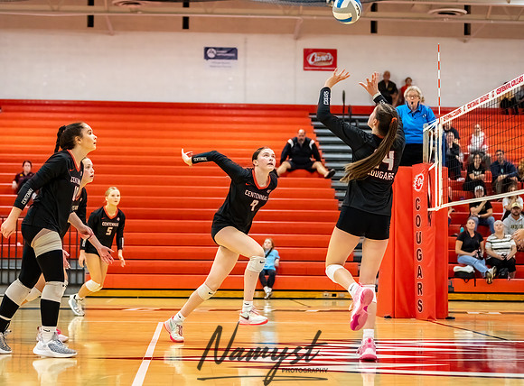 Centennial vs Andover Varsity Volleyball 300