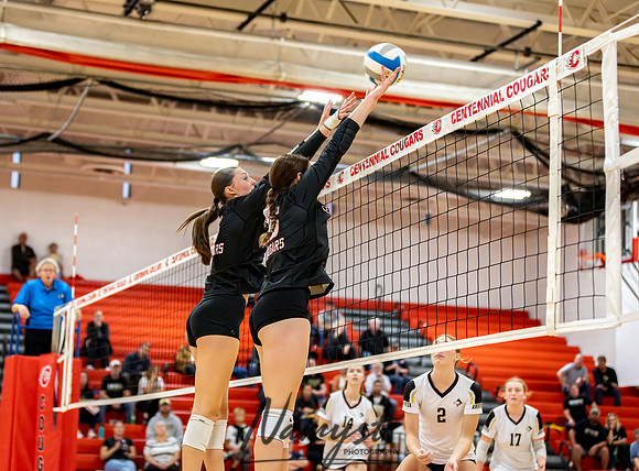 Centennial vs Andover Varsity Volleyball 31
