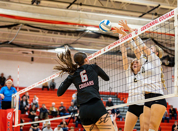 Centennial vs Andover Varsity Volleyball 310