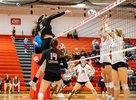 Centennial vs Andover Varsity Volleyball 316