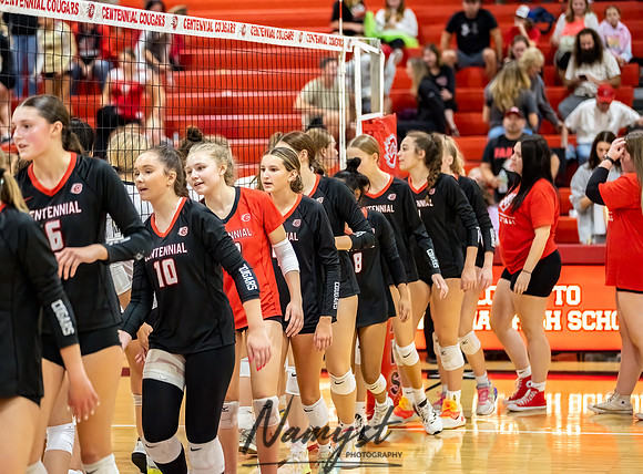 Centennial vs Andover Varsity Volleyball 337