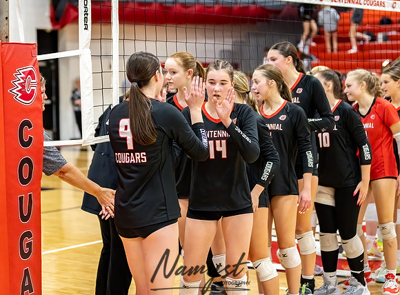 Centennial vs Andover Varsity Volleyball 339