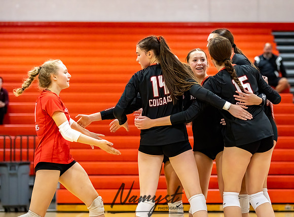Centennial vs Andover Varsity Volleyball 34