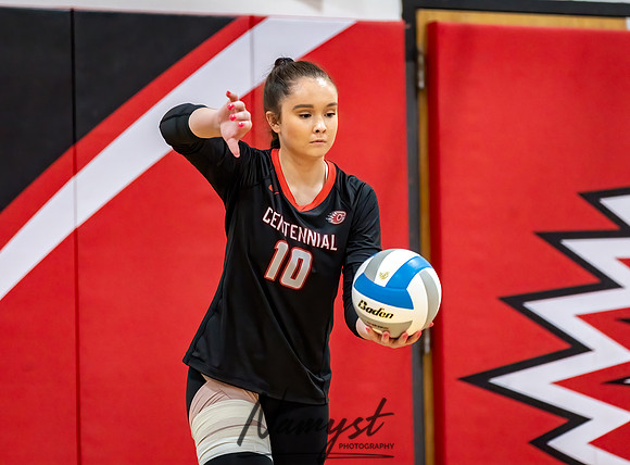 Centennial vs Andover Varsity Volleyball 36