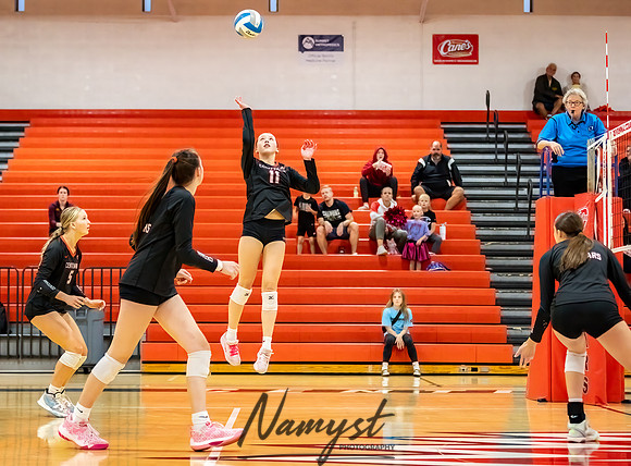 Centennial vs Andover Varsity Volleyball 41