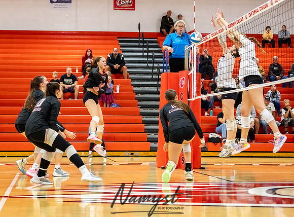 Centennial vs Andover Varsity Volleyball 40