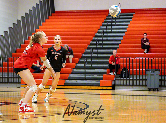 Centennial vs Andover Varsity Volleyball 43