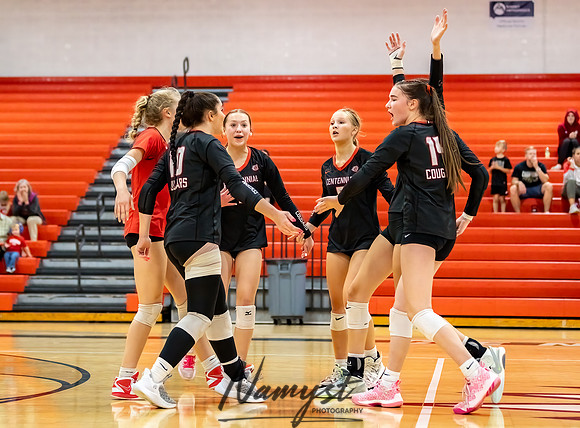 Centennial vs Andover Varsity Volleyball 52