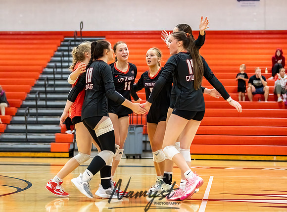 Centennial vs Andover Varsity Volleyball 53