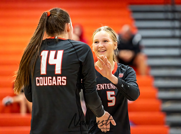 Centennial vs Andover Varsity Volleyball 57