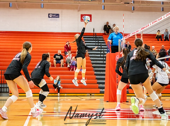 Centennial vs Andover Varsity Volleyball 60