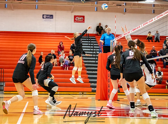 Centennial vs Andover Varsity Volleyball 61