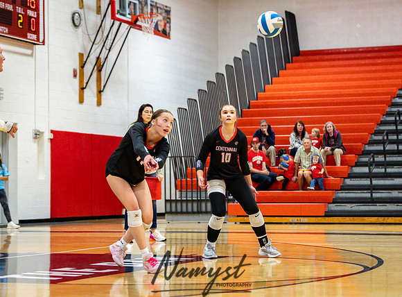 Centennial vs Andover Varsity Volleyball 69