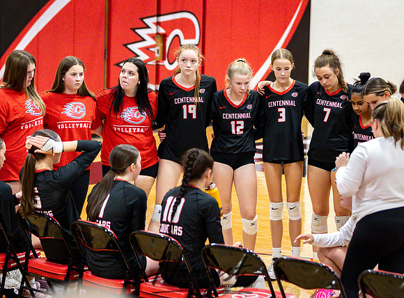 Centennial vs Andover Varsity Volleyball 71