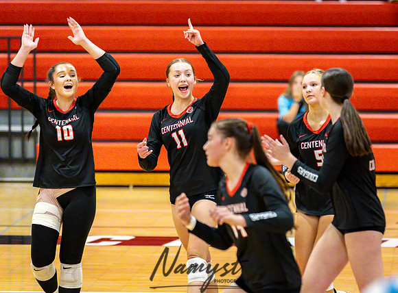 Centennial vs Andover Varsity Volleyball 72