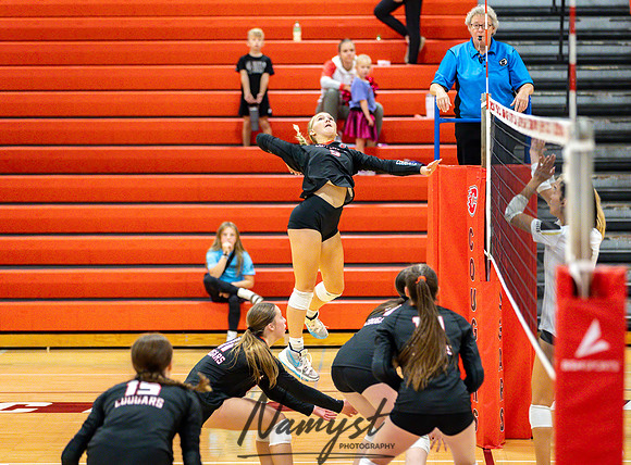 Centennial vs Andover Varsity Volleyball 73