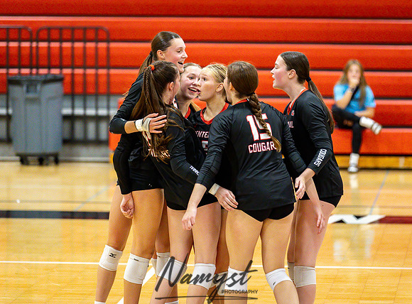 Centennial vs Andover Varsity Volleyball 75
