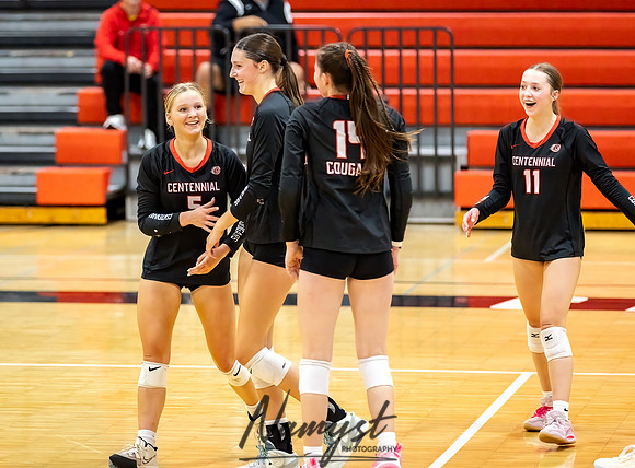 Centennial vs Andover Varsity Volleyball 88