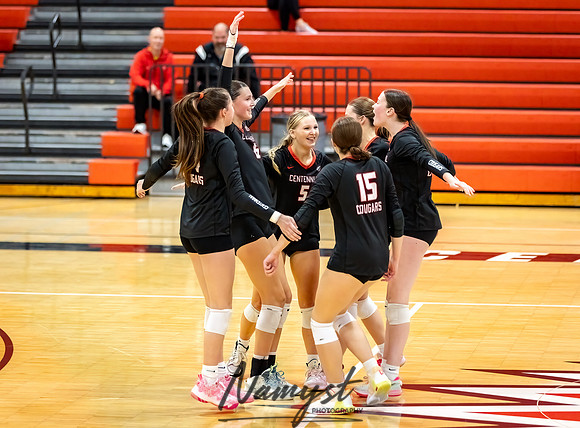 Centennial vs Andover Varsity Volleyball 89