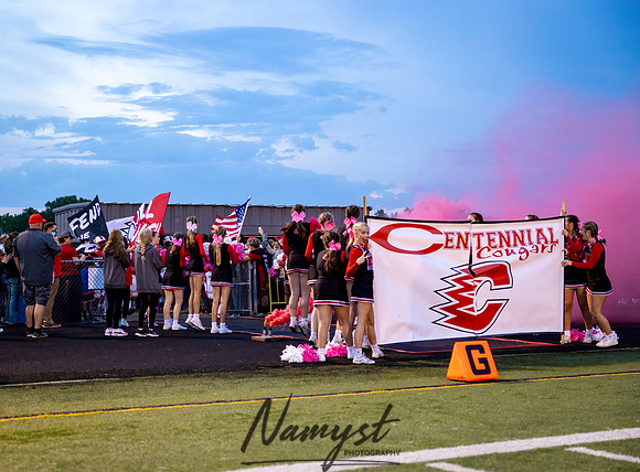 Centennial vs Osseo Varsity Football 96