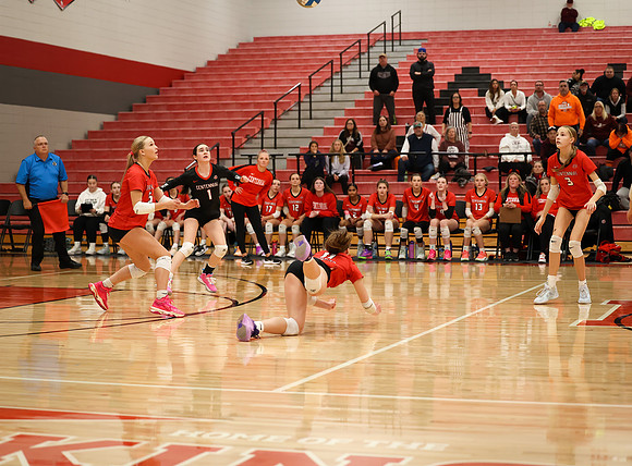 Centennial vs Anoka Girls Varsity Volleyball 394