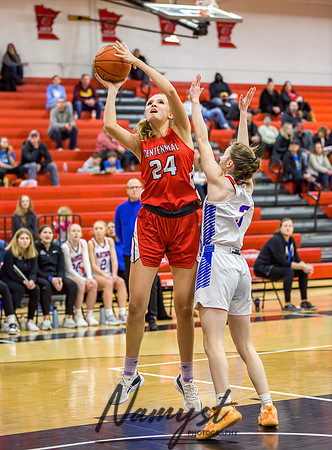 Centennial vs Spring Lake Park Girls Varsity Basketball 026