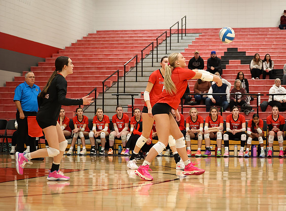 Centennial vs Anoka Girls Varsity Volleyball 120