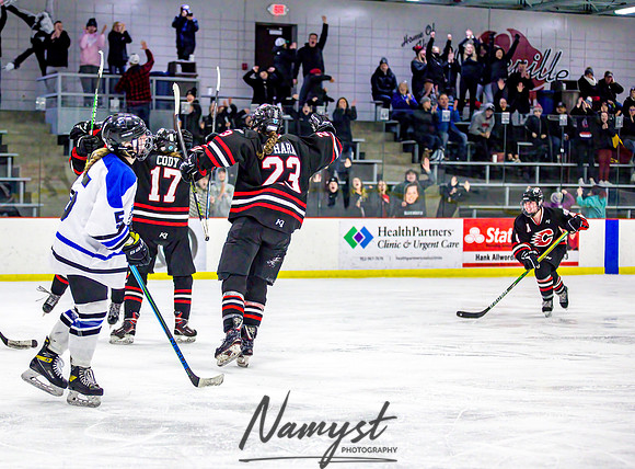 Centennial-Spring Lake Park vs Rogers Girls Varsity Hockey 343