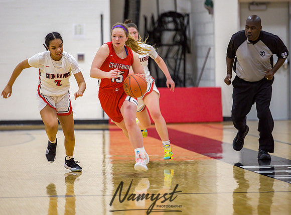 Centennial vs Coon Rapids Girls Varsity Basketball 040