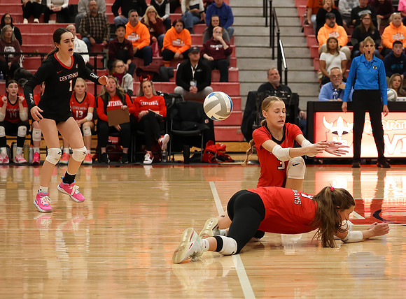 Centennial vs Anoka Girls Varsity Volleyball 277