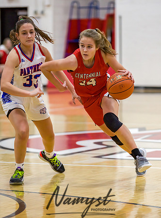 Centennial vs Spring Lake Park Girls Varsity Basketball 045
