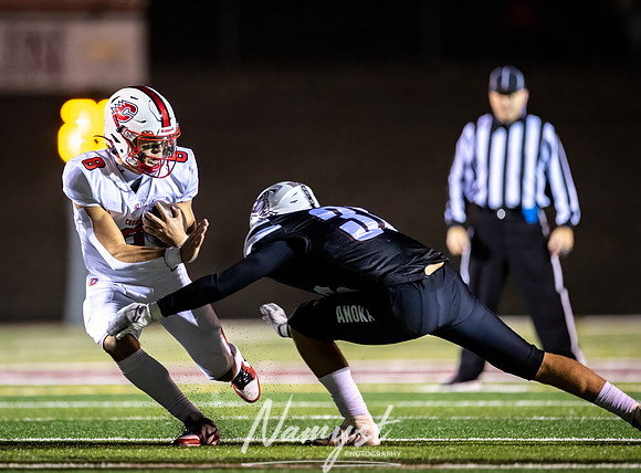 Centennial vs Anoka Varsity Football 89