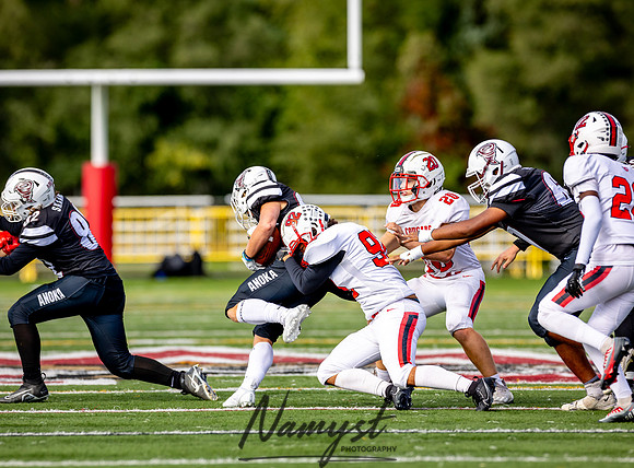 Centennial vs Anoka JV Football 89