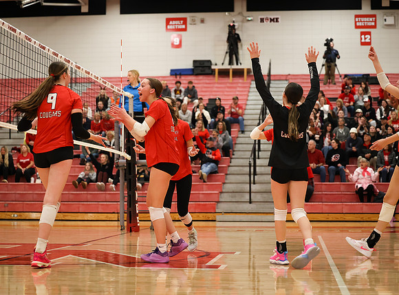 Centennial vs Anoka Girls Varsity Volleyball 226