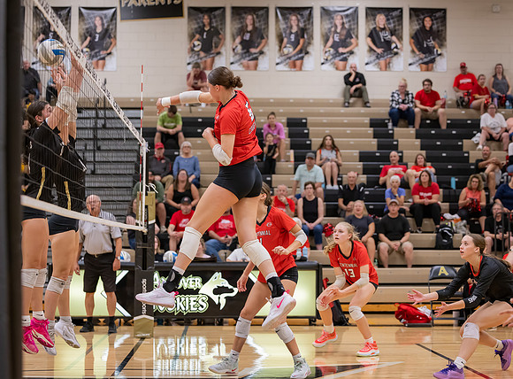 Centennial vs Andover Girls Varsity Volleyball 46