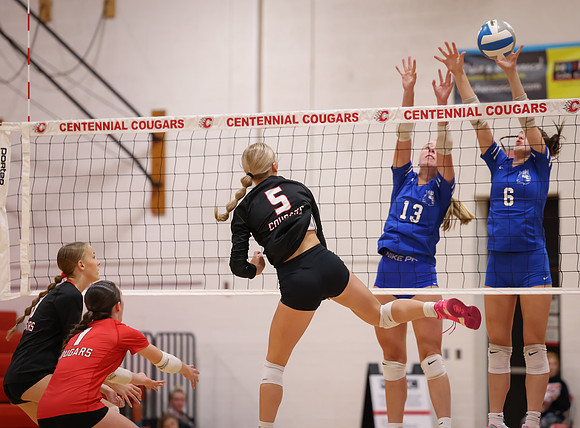 Centennial vs Hopkins Girls Varsity Volleyball 146
