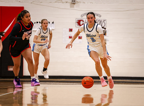 Centennial vs Blaine Girls Varsity Basketball 214