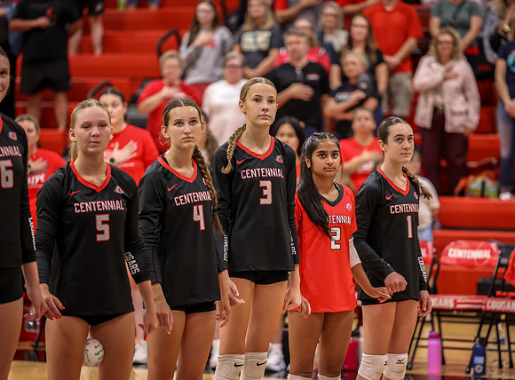Centennial vs Mounds View Girls Varsity Volleyball 7