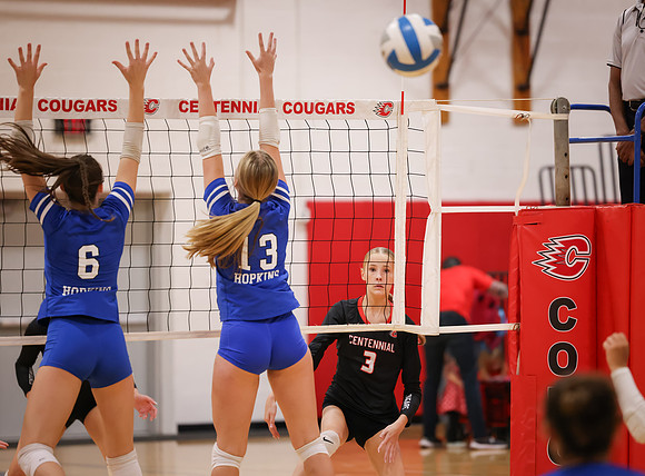 Centennial vs Hopkins Girls Varsity Volleyball 162